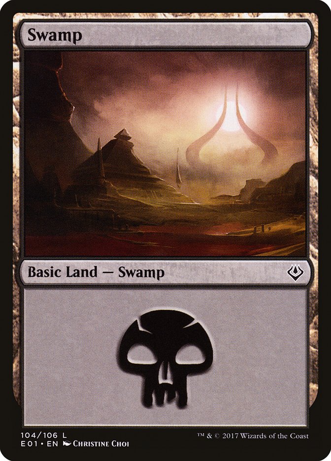 Swamp (104) [Archenemy: Nicol Bolas] | Good Games Cannington