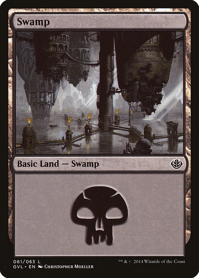 Swamp (61) (Garruk vs. Liliana) [Duel Decks Anthology] | Good Games Cannington
