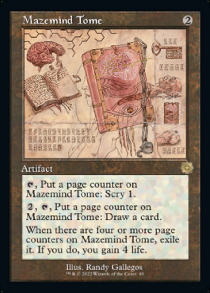 Mazemind Tome (Retro Schematic) [The Brothers' War Retro Artifacts] | Good Games Cannington