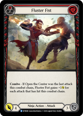 Fluster Fist (Red) [U-WTR086] (Welcome to Rathe Unlimited)  Unlimited Rainbow Foil | Good Games Cannington