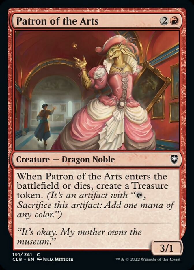 Patron of the Arts [Commander Legends: Battle for Baldur's Gate] | Good Games Cannington