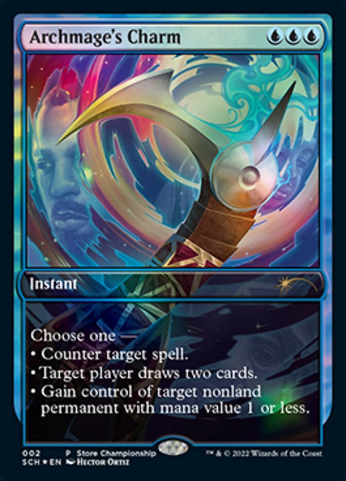 Archmage's Charm (Extended Art) [Store Championships 2022] | Good Games Cannington