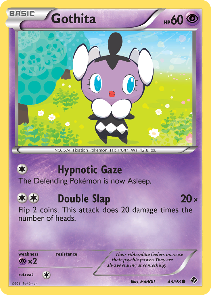 Gothita (43/98) [Black & White: Emerging Powers] | Good Games Cannington