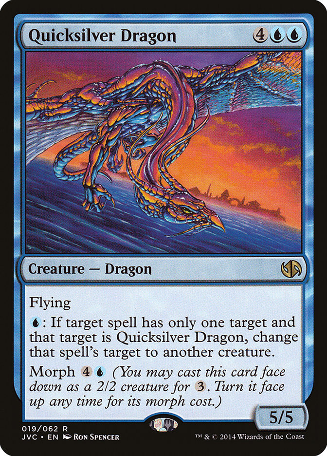 Quicksilver Dragon [Duel Decks Anthology] | Good Games Cannington
