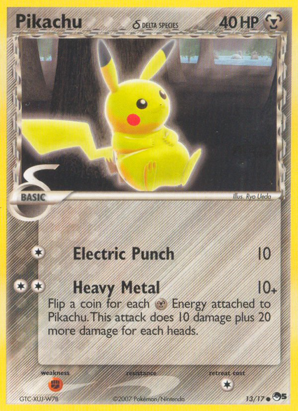 Pikachu (13/17) (Delta Species) [POP Series 5] | Good Games Cannington