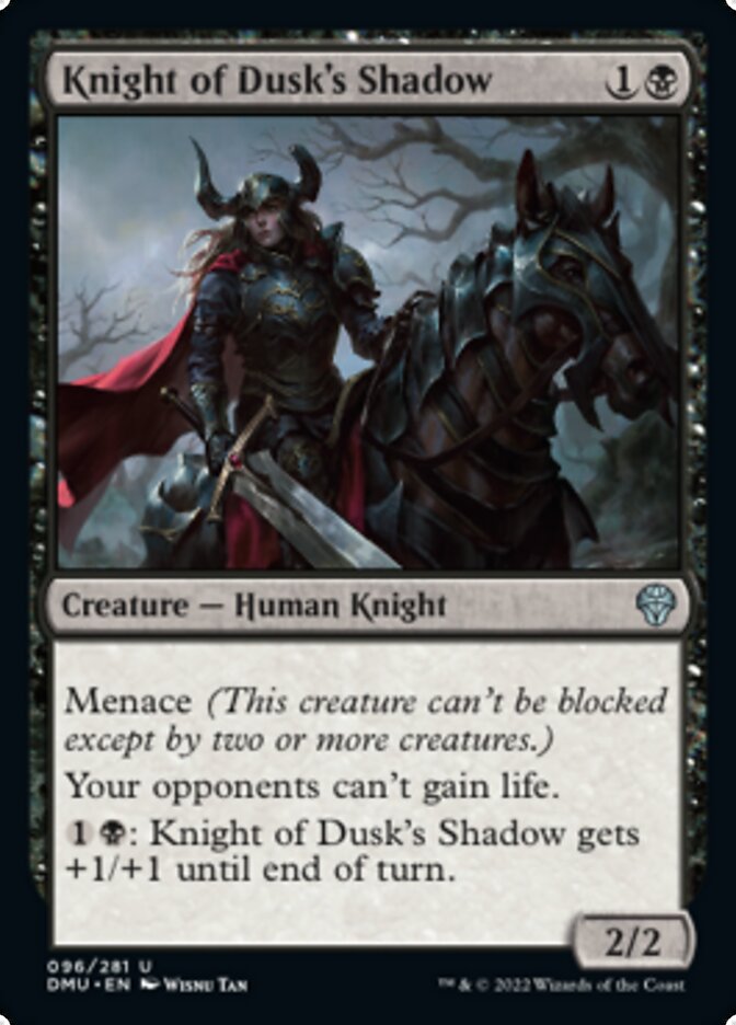 Knight of Dusk's Shadow [Dominaria United] | Good Games Cannington