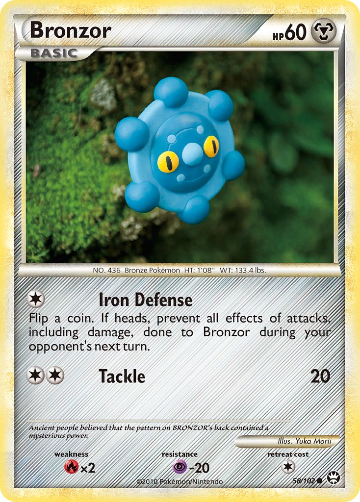 Bronzor (58/102) [HeartGold & SoulSilver: Triumphant] | Good Games Cannington