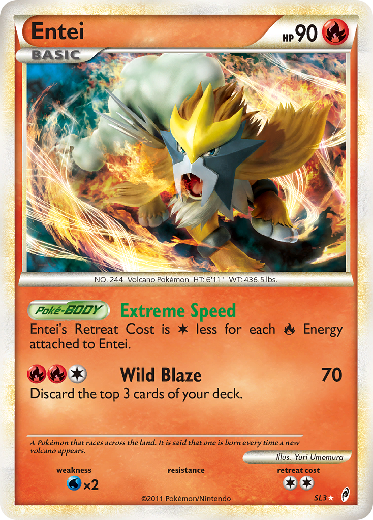 Entei (SL3) [HeartGold & SoulSilver: Call of Legends] | Good Games Cannington