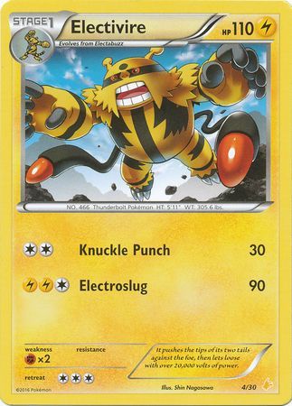 Electivire (4/30) [XY: Trainer Kit 3 - Pikachu Libre] | Good Games Cannington