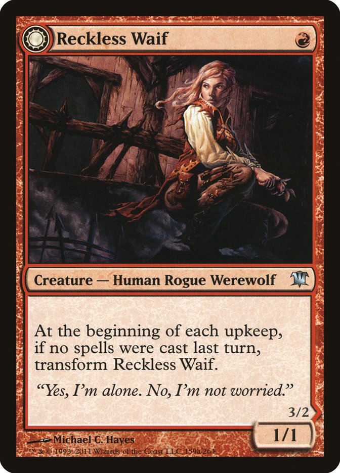 Reckless Waif // Merciless Predator [Innistrad] | Good Games Cannington