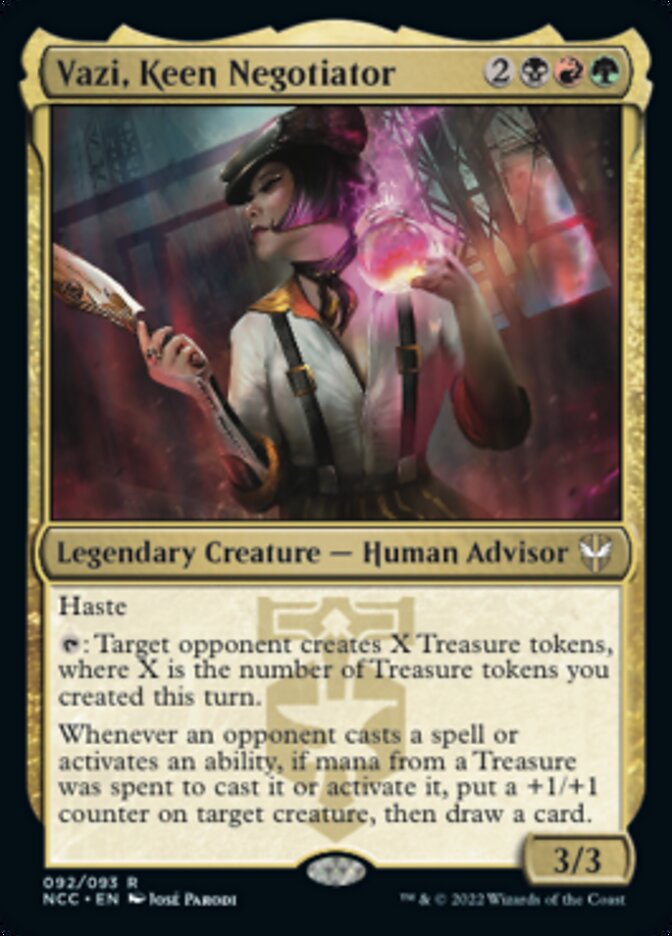 Vazi, Keen Negotiator [Streets of New Capenna Commander] | Good Games Cannington