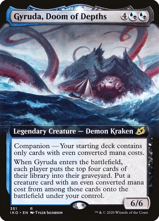 Gyruda, Doom of Depths (Extended Art) [Ikoria: Lair of Behemoths] | Good Games Cannington