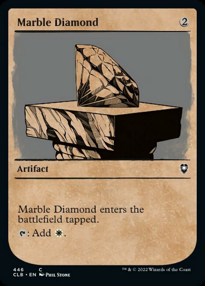 Marble Diamond (Showcase) [Commander Legends: Battle for Baldur's Gate] | Good Games Cannington