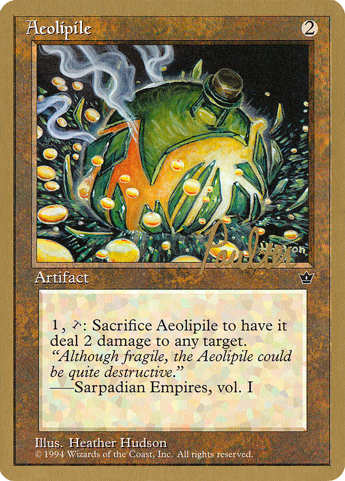 Aeolipile (Preston Poulter) [Pro Tour Collector Set] | Good Games Cannington