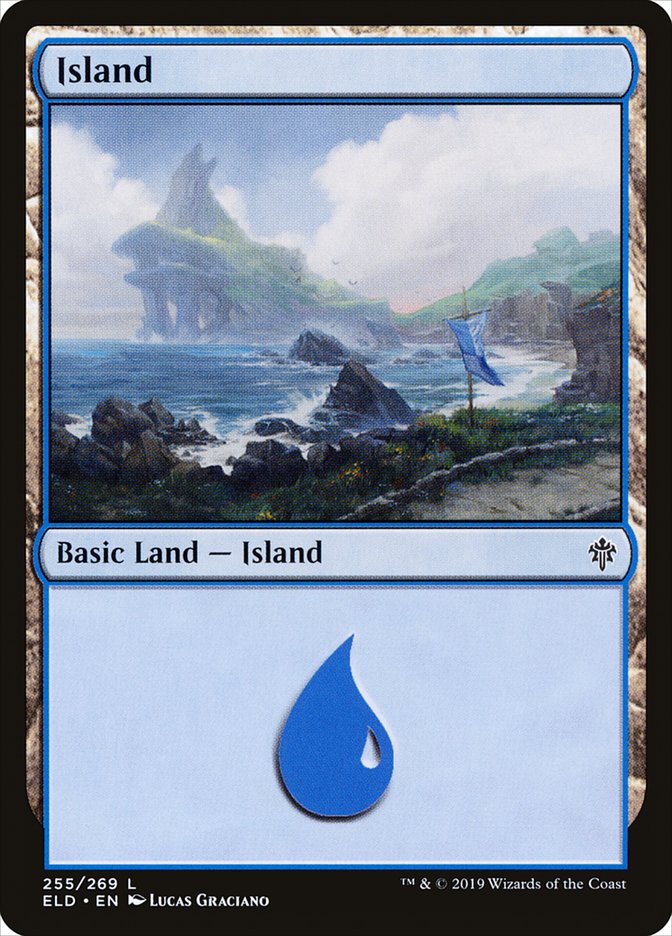 Island (255) [Throne of Eldraine] | Good Games Cannington