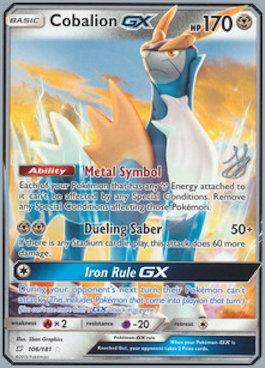 Cobalion GX (106/181) (Perfection - Henry Brand) [World Championships 2019] | Good Games Cannington