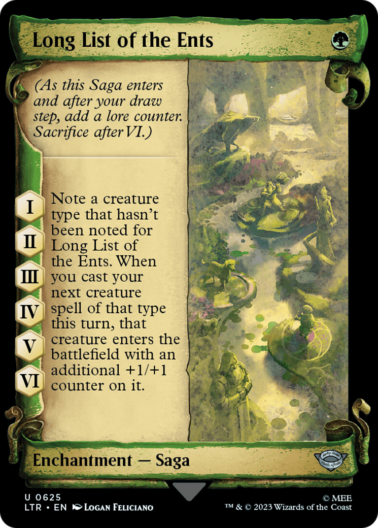 Long List of the Ents [The Lord of the Rings: Tales of Middle-Earth Showcase Scrolls] | Good Games Cannington