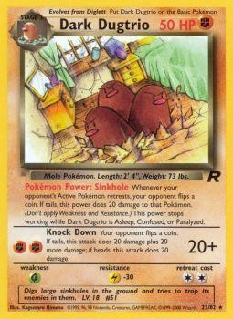 Dark Dugtrio (23/82) [Team Rocket Unlimited] | Good Games Cannington