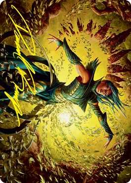 Dragonsguard Elite Art Card (Gold-Stamped Signature) (16/81) [Strixhaven: School of Mages Art Series] | Good Games Cannington