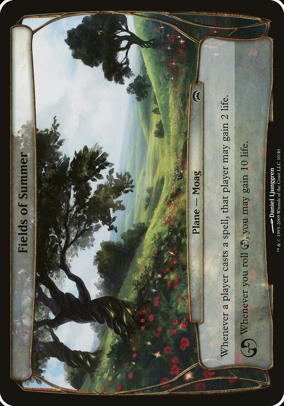 Fields of Summer (Planes) [Planechase Planes] | Good Games Cannington