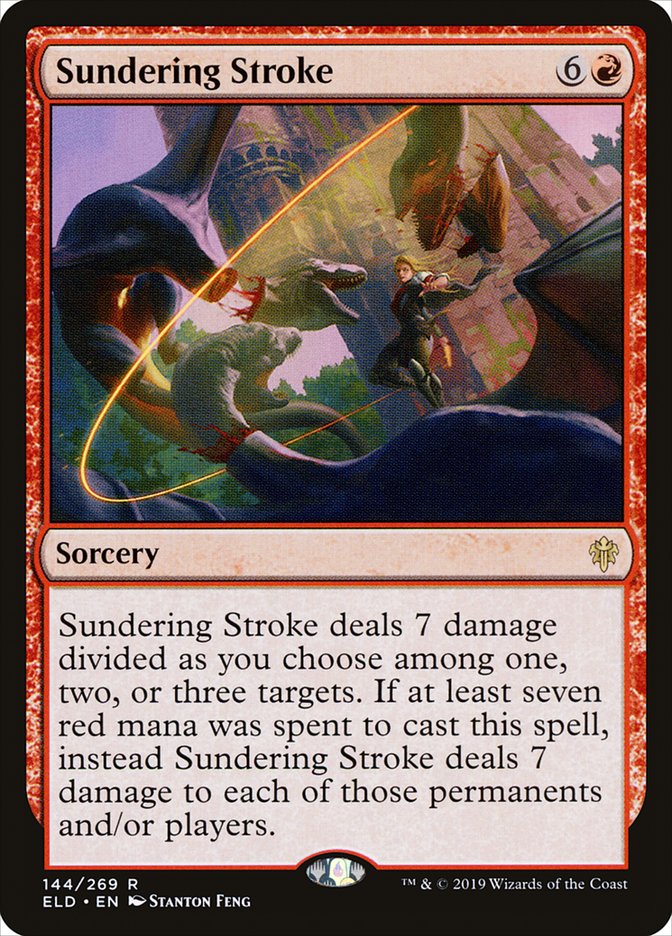 Sundering Stroke [Throne of Eldraine] | Good Games Cannington