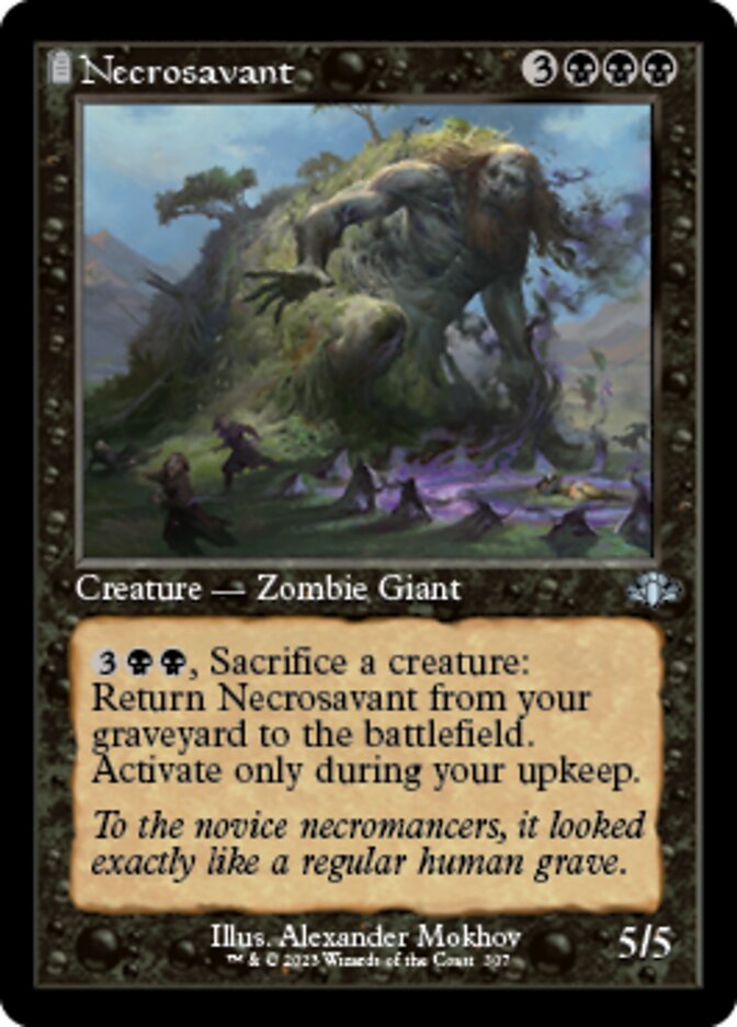 Necrosavant (Retro) [Dominaria Remastered] | Good Games Cannington