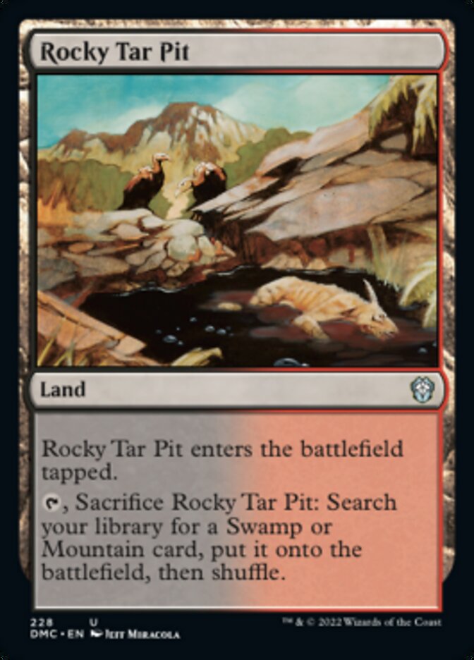 Rocky Tar Pit [Dominaria United Commander] | Good Games Cannington