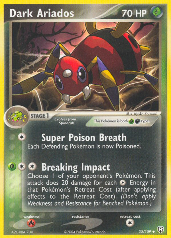 Dark Ariados (30/109) [EX: Team Rocket Returns] | Good Games Cannington