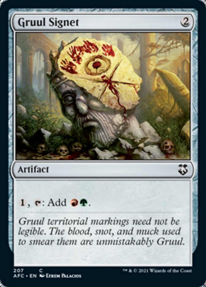Gruul Signet [Dungeons & Dragons: Adventures in the Forgotten Realms Commander] | Good Games Cannington