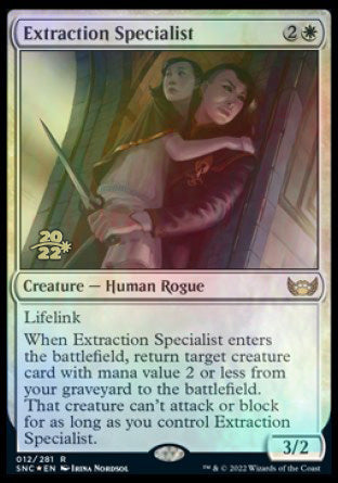 Extraction Specialist [Streets of New Capenna Prerelease Promos] | Good Games Cannington
