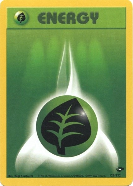 Grass Energy (129/132) [Gym Challenge Unlimited] | Good Games Cannington