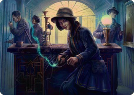 Wiretapping Art Card [Streets of New Capenna Art Series] | Good Games Cannington