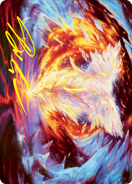Magma Opus Art Card (Gold-Stamped Signature) [Strixhaven: School of Mages Art Series] | Good Games Cannington
