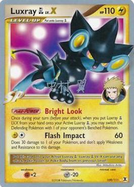 Luxray GL LV.X (109/111) (Crowned Tiger - Tsubasa Nakamura) [World Championships 2009] | Good Games Cannington