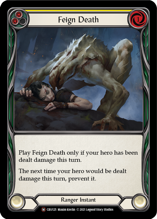 Feign Death [U-CRU125-RF] Unlimited Rainbow Foil | Good Games Cannington
