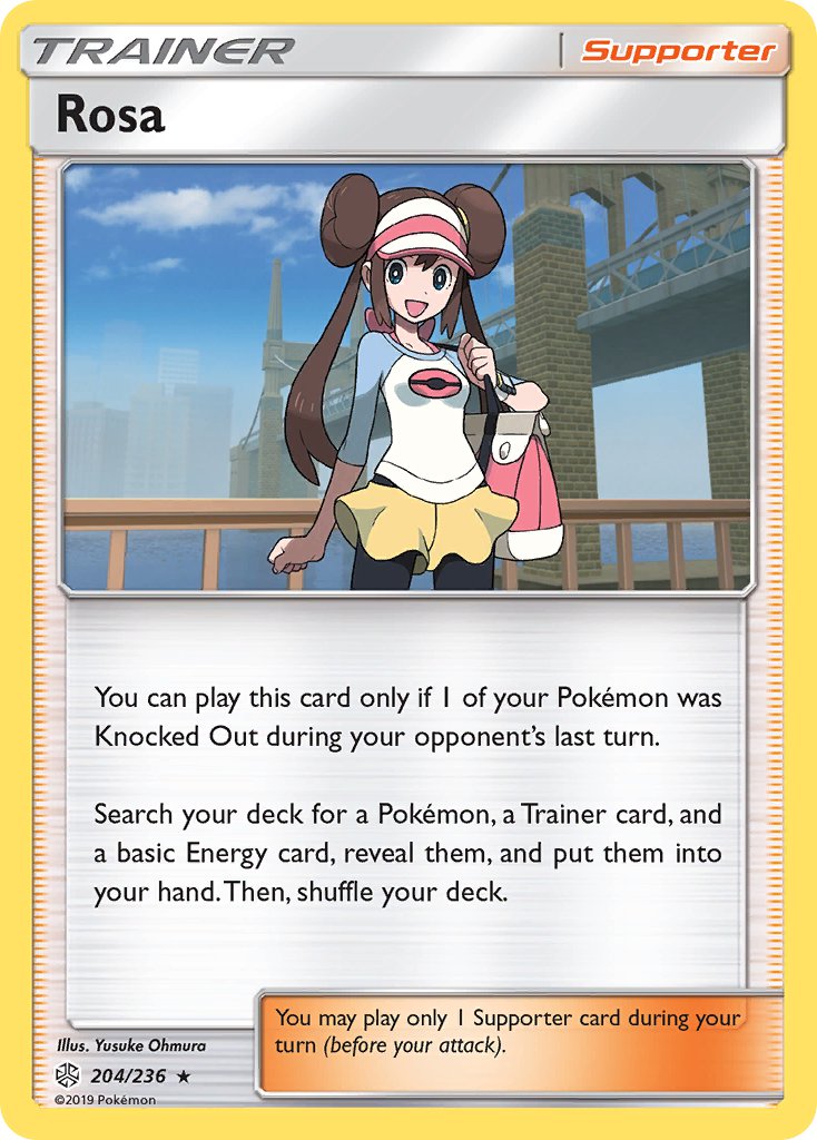 Rosa (204/236) (Theme Deck Exclusive) [Sun & Moon: Cosmic Eclipse] | Good Games Cannington