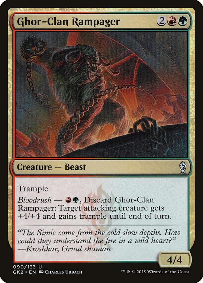Ghor-Clan Rampager [Ravnica Allegiance Guild Kit] | Good Games Cannington