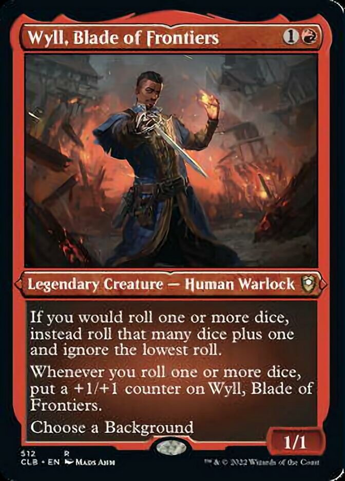 Wyll, Blade of Frontiers (Foil Etched) [Commander Legends: Battle for Baldur's Gate] | Good Games Cannington