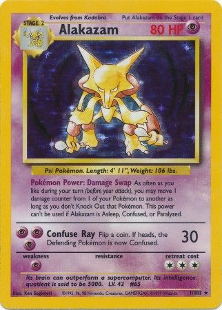 Alakazam (1/102) [Base Set Unlimited] | Good Games Cannington