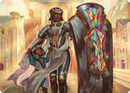 Guardian of New Benalia Art Card [Dominaria United Art Series] | Good Games Cannington