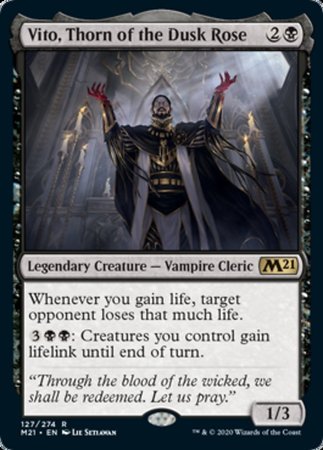 Vito, Thorn of the Dusk Rose [Core Set 2021] | Good Games Cannington