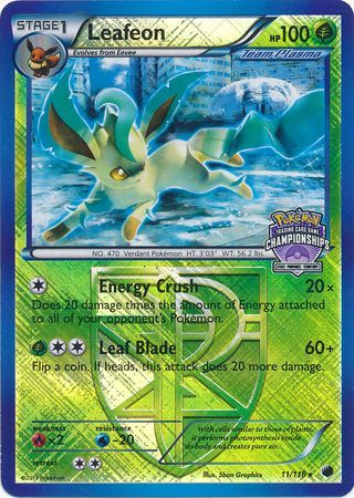 Leafeon (11/116) (States Championship Promo) [Black & White: Plasma Freeze] | Good Games Cannington