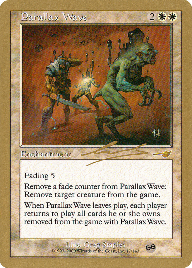 Parallax Wave (Nicolas Labarre) (SB) [World Championship Decks 2000] | Good Games Cannington