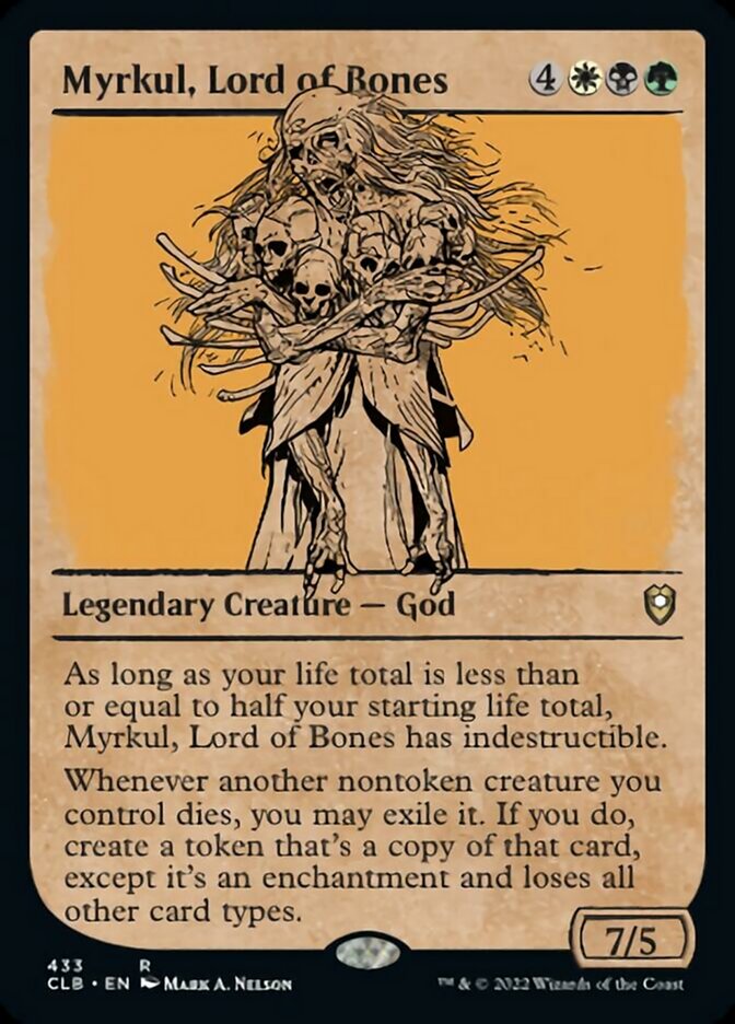 Myrkul, Lord of Bones (Showcase) [Commander Legends: Battle for Baldur's Gate] | Good Games Cannington