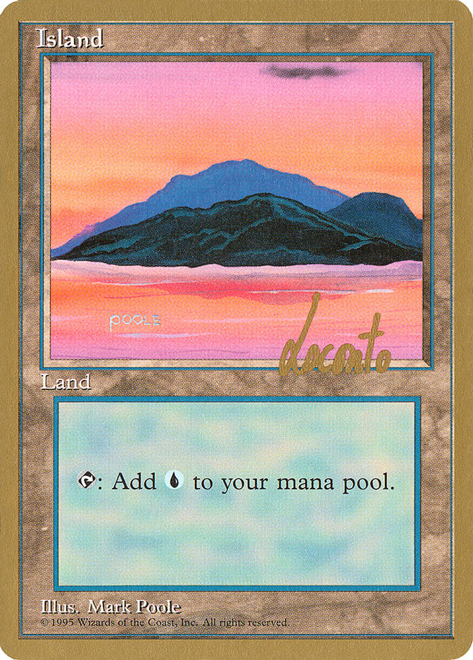 Island (ml369) (Michael Loconto) [Pro Tour Collector Set] | Good Games Cannington
