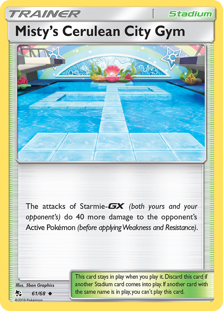 Misty's Cerulean City Gym (61/68) [Sun & Moon: Hidden Fates] | Good Games Cannington