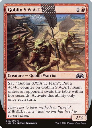 Goblin S.W.A.T. Team [Unsanctioned] | Good Games Cannington
