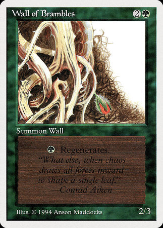Wall of Brambles [Summer Magic / Edgar] | Good Games Cannington