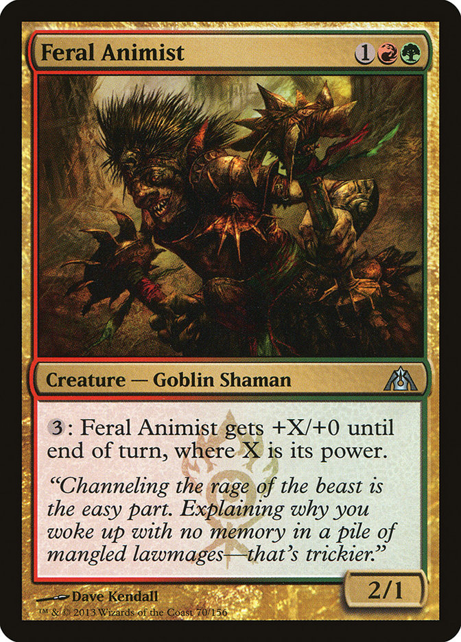 Feral Animist [Dragon's Maze] | Good Games Cannington
