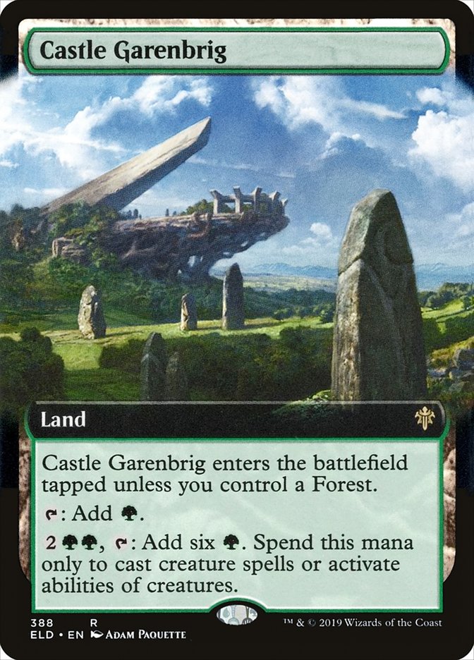 Castle Garenbrig (Extended Art) [Throne of Eldraine] | Good Games Cannington